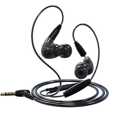 TENNMAK TRIO 3 Parts Detachable Dual Drivers Sport Earhook MMCX In Ear Earphones Earset Headphones with Microphone & Remote