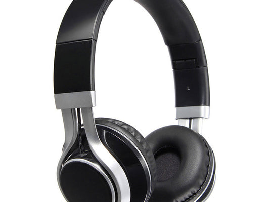 LEORY Hot Foldable Headphones Stereo Surround 3.5mm Headband Headset Earbuds For Samsung For HTC Earphones With Mic Audio