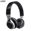 LEORY Hot Foldable Headphones Stereo Surround 3.5mm Headband Headset Earbuds For Samsung For HTC Earphones With Mic Audio