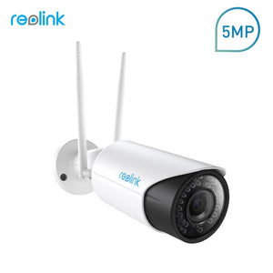 eolink Security Camera 5MP WiFi 2.4G/5G HD 4x Optical Zoom Built-in 16GB SD Card Nightvision Bullet IP Camera RLC-411WS-5MP